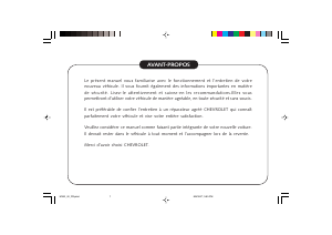 Mode d’emploi Chevrolet Matiz (2007)