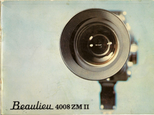 Handleiding Beaulieu 4008 ZM II Camcorder