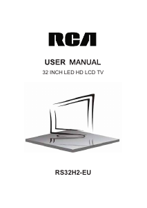 Handleiding RCA RS32H2-EU LED televisie