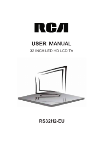 Bruksanvisning RCA RS32H2-EU LED TV