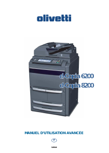 Mode d’emploi Olivetti d-COPIA 6200 Imprimante multifonction