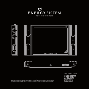 Handleiding Energy Sistem 5020 Mp3 speler