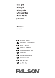 Bedienungsanleitung Palson 30457 Kansas Tischgrill