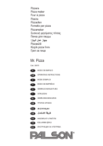 Kullanım kılavuzu Palson 30570 Mr Pizza Pizza makinesi