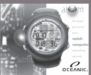 Mode d’emploi Oceanic ATOM 2.0 Ordinateur de plongée