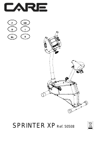 Manual de uso Care Fitness Sprinter XP Bicicleta estática