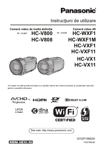 Manual Panasonic HC-VX1 Cameră video