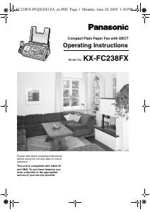 Handleiding Panasonic KX-FC238FX Faxapparaat