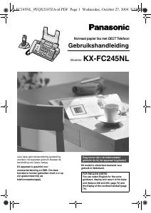 Handleiding Panasonic KX-FC245NL Faxapparaat