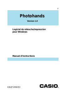 Mode d’emploi Casio Photohands 1.0