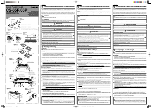 Manuale Casio CS-66P Supporto per tastiera