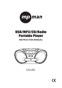 Bruksanvisning Mpman CS-U52 Stereoanläggning
