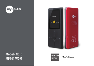 Mode d’emploi Mpman MP-101WOM Lecteur Mp3