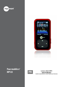 Mode d’emploi Mpman MP-125 Lecteur Mp3
