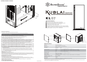 Manual de uso SilverStone KL07 Caja PC