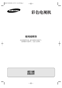 说明书 三星 CS-21V10MJ 电视