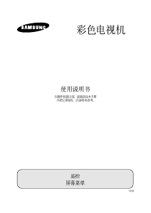 说明书 三星 CS-29V10MN 电视