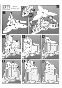 Návod Playtive Burj Khalifa 3D puzzle