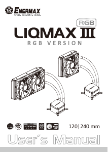说明书 Enermax Liqmax III RGB CPU散热器