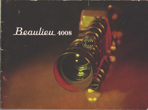 Handleiding Beaulieu 4008 Camcorder