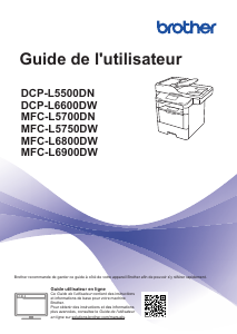Mode d’emploi Brother MFC-L5700DN Imprimante multifonction