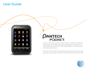 Bruksanvisning Pantech Pocket (AT&T) Mobiltelefon