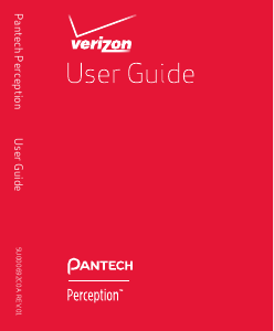Bruksanvisning Pantech Perception (Verizon) Mobiltelefon