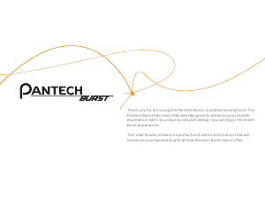 Bruksanvisning Pantech Burst Mobiltelefon