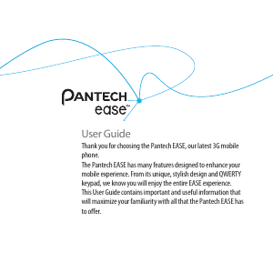 Handleiding Pantech Ease Mobiele telefoon