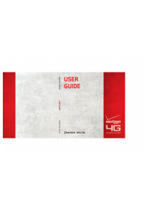 Bruksanvisning Pantech UML290 (Verizon) Mobiltelefon
