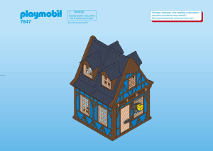 Mode d’emploi Playmobil set 7847 Old Houses Maison bleue