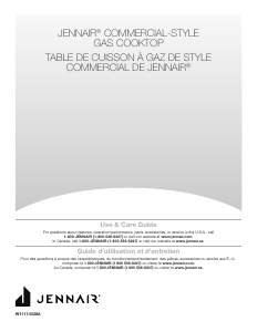 Mode d’emploi Jenn-Air JGCP748HM Table de cuisson