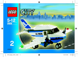 Bedienungsanleitung Lego set 2928 City Flugzeug