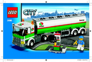 Manual Lego set 3180 City Tank truck