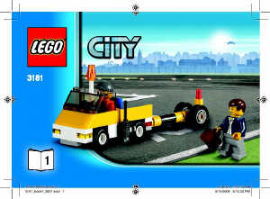 Manual de uso Lego set 3181 City Avión de pasajeros