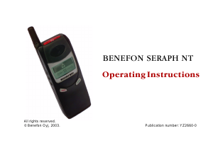 Manual Benefon Seraph NT Mobile Phone