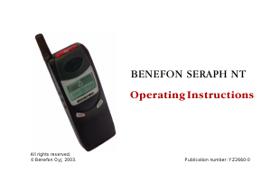 Handleiding Benefon Seraph NT Mobiele telefoon