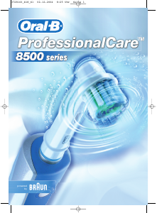 Manual Oral-B Professional Care 8500 Escova de dentes elétrica