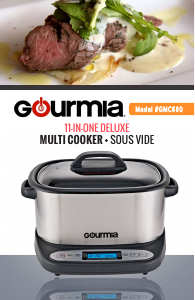 Manual Gourmia GMC680 Sous-vide Cooker