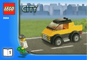 Manual de uso Lego set 3658 City Helicóptero de policía