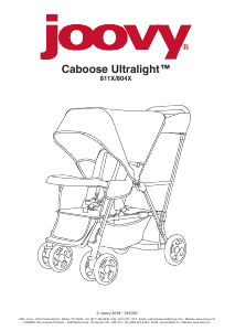 説明書 Joovy Caboose Ultralight ベビカー