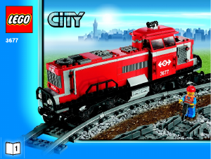 Bedienungsanleitung Lego set 3677 City Güterzug
