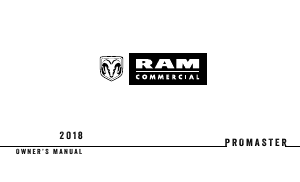 Handleiding Dodge Ram ProMaster (2018)