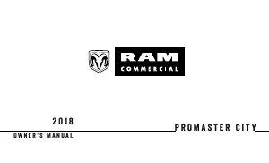 Handleiding Dodge Ram Promaster City (2018)