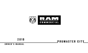Handleiding Dodge Ram Promaster City (2019)