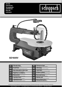Manual Scheppach SD1600V Scroll Saw