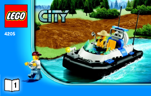 Bedienungsanleitung Lego set 4205 City Polizei Kommandozentrale