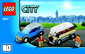 Manual Lego set 4207 City City garage