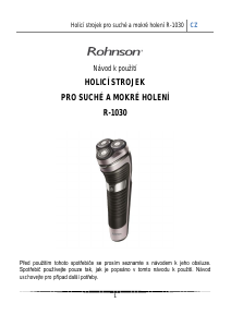 Manuál Rohnson R-1030 Holicí strojek