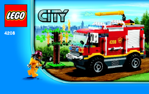 Manual Lego set 4208 City 4x4 fire truck